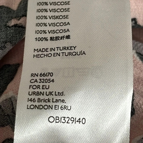 Maeve by Anthropologie Rita Leopard Print Tie Front Tunic in Pink - NEW - Medium - Picture 10 of 10